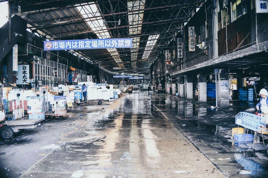 A warehouse in China