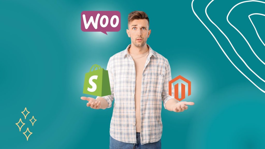 eCommerce essential platforms include Shopify, WooCommerce and Magento