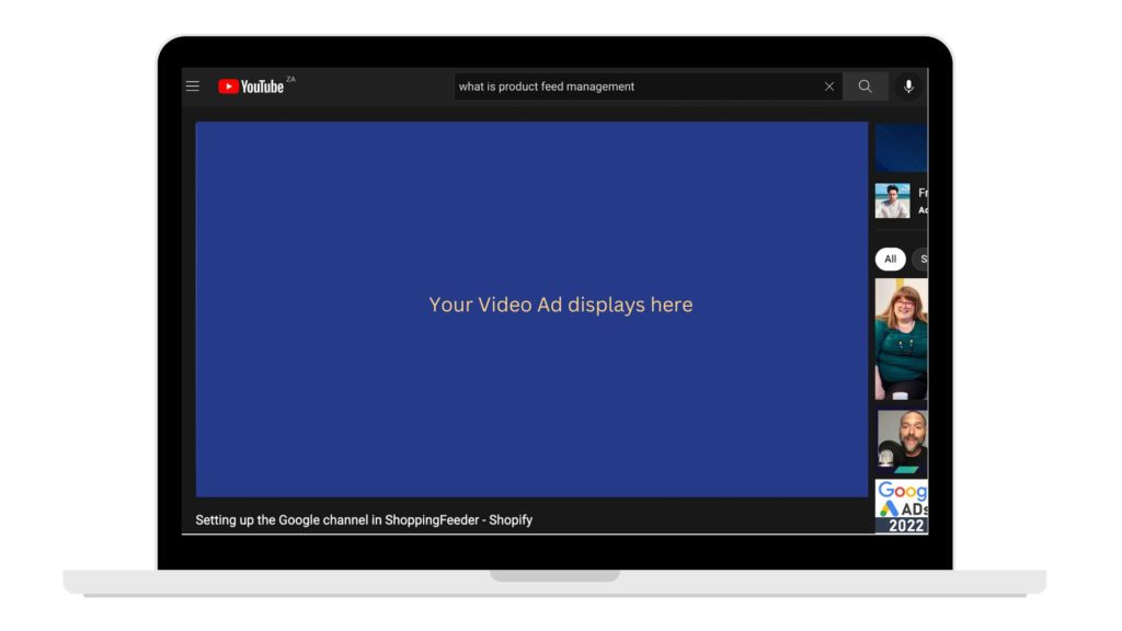 Google Video Ad types: Google Video Ads Display on the Google Partner Network